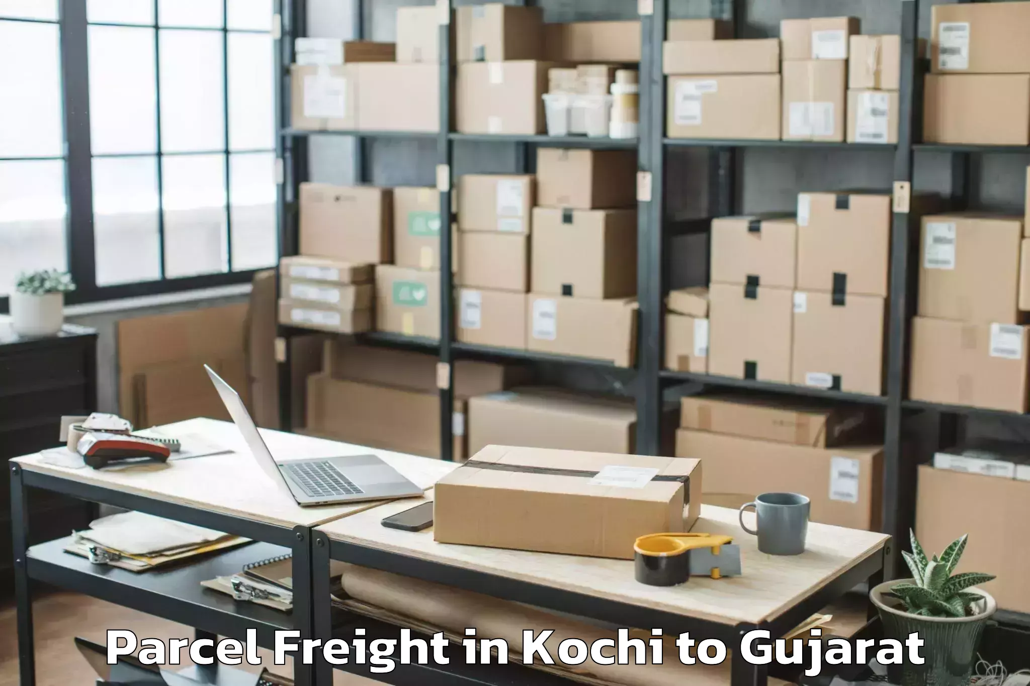 Kochi to Hansot Parcel Freight